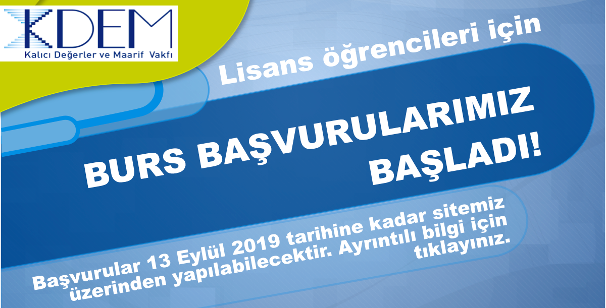2019 BURS BAŞVURULARI BAŞLADI!