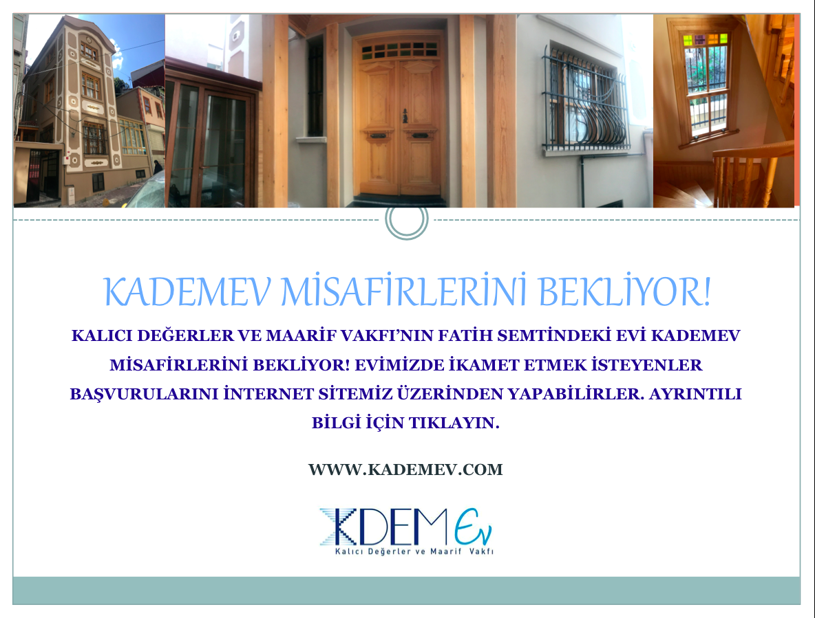 KADEMEV İÇİN BAŞVURULAR AÇILDI